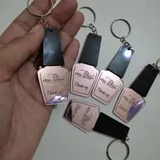 20 chaveiros esmalte nail designer