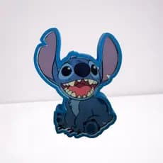 Luminária Infantil Stitch 3D Decorativa | Luz Noturna LED | Presente Criativo Quarto Bebê e Infantil