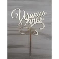 TOPO PERSONALIZADO EM ACRILICO PARA BOLO - TOPO DE BOLO