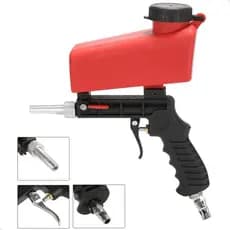 Pistola Jato de Areia Jateamento Pneumática Portátil Lorben 90 Psi 600 ml