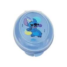 Saboneteira Infantil Stitch de Plástico com Tampa Fixa Plasútil