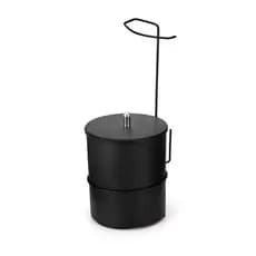Suporte para Papel Higiênico e Lixeira - Acessório Prático para Banheiro Compacto