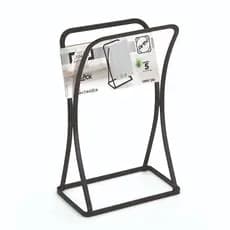 Porta Toalha de Rosto Preto - Ideal para Bancada ou Pia com Toque de Luxo