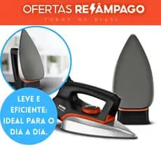Ferro a Seco Arno Drygliss FS31 - Base Antiaderente Para Roupas Impecáveis e Passar Sem Esforço!