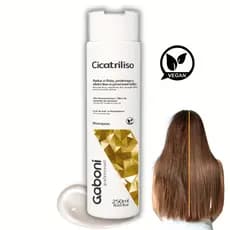 Shampoo Antifrizz/Efeito liso Pós Progressiva Cicatriliso 250ml Gaboni