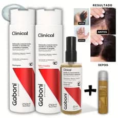 Kit Crescimento e Combate a queda com Ampola Fortalecedora Clinical