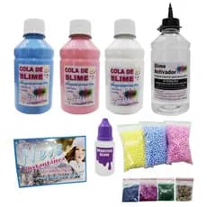 Mini Kit Para Fazer Slimes Completo Presente - Oferta