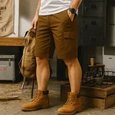Bermuda Cargo Masculina Short Militar 6 Bolsos