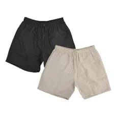 Kit 2 Bermuda Short Linho Mauricinho Premium Masculino Verão