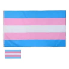 Bandeira Lgbtq Trans Transexual 150cm X 90cm Alta Qualidade Poliéster