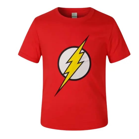 Camisa Camiseta Infantil Flash