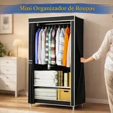 Mini Organizador de Roupa Armario Portatil Compacto TNT Roupeiro Desmontável Closet Movel Sortido