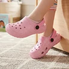 Papete Infantil com Glitter Menina Feminino Criança Leve Confortável Macia Escola Dia Dia