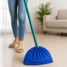 Capa de Microfibra para Rodo e Vassoura Reutilizável Limpeza de Piso Cozinha Paredes Vidros e Móveis