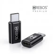 Adaptador Celular Type V8 Para Tipo C Otg Original Hrebos Promoção Lançamento 2024 Envio Imediato(em até 12 horas)