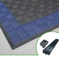 Rampa e Canto para Piso Modular Automotivo da Marca Direct Borrachas