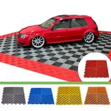 KIT 10 Peças Piso Modular Estrado Automotivo 30x30cm | Direct Borrachas