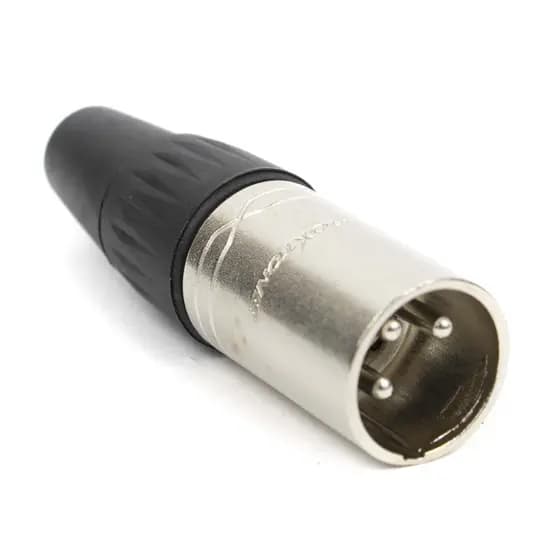 Conector XLR Macho Linha 3 Polos XP3M Roxtone