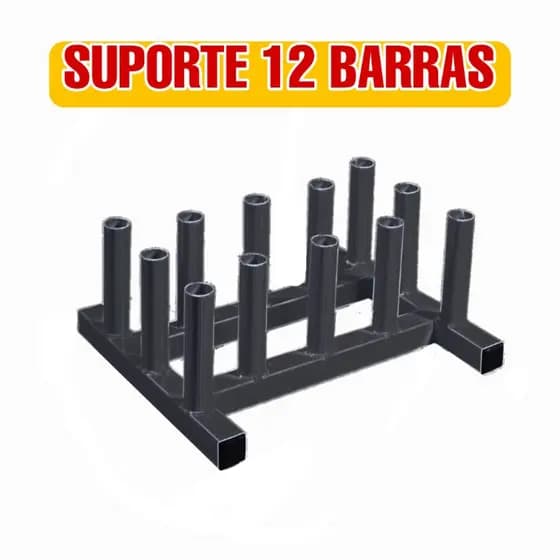 Suporte Para 12 BARRAS De Chão