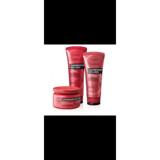 Kit Eudora Siàge Cauterização dos Lisos Shampoo + Condicionador + Máscara | Tratamento Intensivo