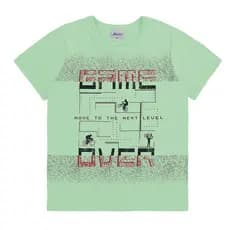 Camiseta Menino Infantil Game Over