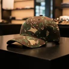Boné Camuflado Militar Selva Exército Aba Curva Lindo