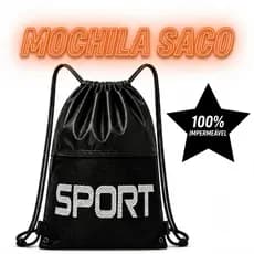 Mochila Bolsa Saco Sport Unissex Impermeável Promoção