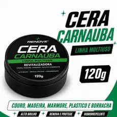 Cera De Carnaúba MultiUso 120g Renove - Couro Madeira Plástico E Borracha