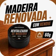 Revitalizador De Madeira Renove 60g  - Brilho E Proteção