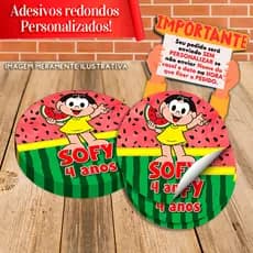 Rótulos Adesivos Redondos Personalizados Magali