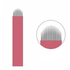10 Laminas Tebori 18U Nano Flex 0,18mm Micropigmentação