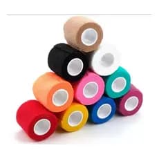 Kit com  5 Bandagem Atadura Estática Tipo Coflex 5 Unidades