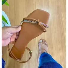 sandália feminina rasteirinha rastera strass tira sandalia femenina