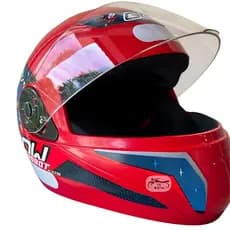 Capacete Masculino Infantil Gow Robot Kids Vermelho Tamanho 54
