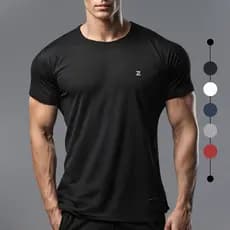 Camiseta Masculina Academia Dry Fit Esportiva Refletiva Plus Size G1/G2/G3