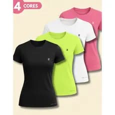Camisetas Dryfit Femininas Diversas Cores Ideal Para Treino Academia Esportes