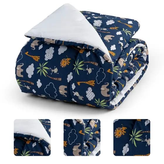 Edredom Infantil para Mini Cama 100% Algodão Moderno