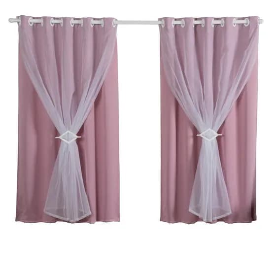 Cortina Para Quarto Infantil 2.70x1.70 Tecido Blackout Liso