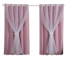 Cortina Para Quarto Infantil 2.70x1.70 Tecido Blackout Liso