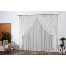 Cortina Corta Sol Para Janela 2,00x1,70 Blackout Varão Suiço