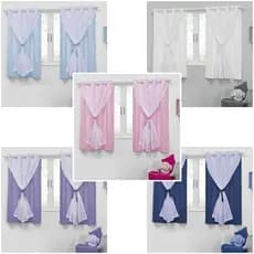 Cortina para Quarto de Bebê 2,20x1,30 Menino ou Menina Teen Indicado para Varão de até 1,80m