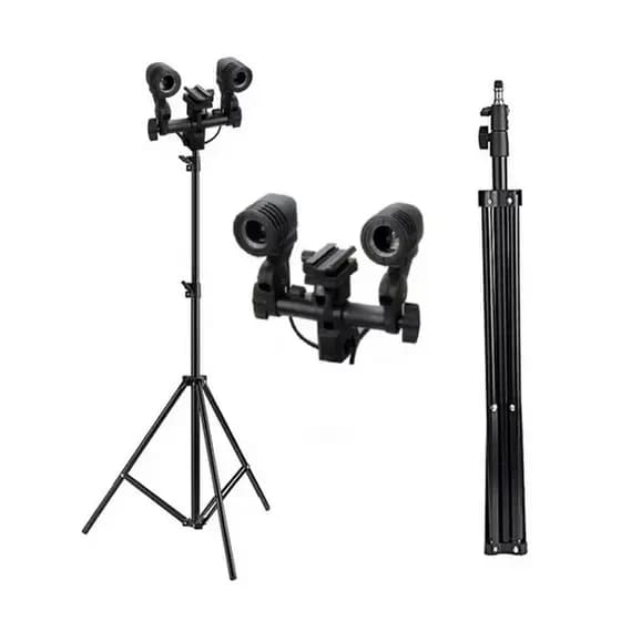 Kit Luz Para Polimento Estetica Automotiva Com Tripé E Bocal