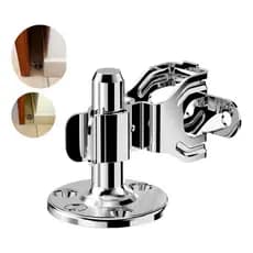 KIT 5 Travas Fixador Prendedor de Porta para não bater em Inox - Soprano