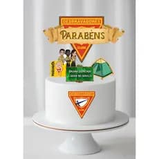 TOPO DE BOLO CLUBE DESBRAVADORES