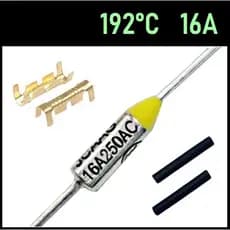 2 Fusível Térmico 16A TF192°C 192C 192°C 192 Graus 250V