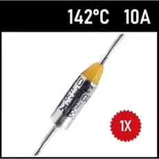 1 Fusível Térmico 10A 142C 142°C 142 Graus 250V