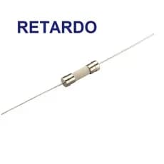 1 Fusível Cerâmico 5x20mm 2cm Axial Com Arame Com Retardo  T1A T2A T3A T4A T5A T8A T10A T12A Escolha