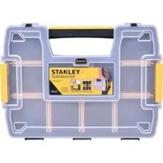 Maleta de Ferramentas Stanley STST14021 Com Tampa Transparente 10 Divisórias Para Parafusos e Brocas