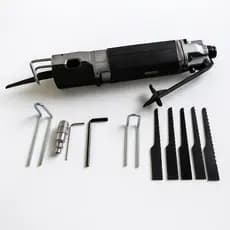 Serra Tico Tico Pneumática Sabre Kit 6 Serras Bimetal Chave Kit Serra Profissional Tico-Tico