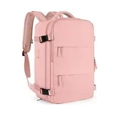 Mochila de viagem Oxford impermeável, esportes ao ar livre, casual, carregamento USB, laptop escolar